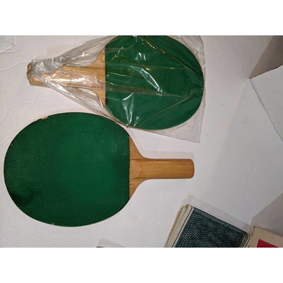 Vintage Hawthorne Official Table Tennis Set Montgomery Ward Ping Pong 60-4777 - Picture 3 of 12